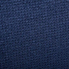 Chaises de salle à manger mi-dossier beiges / grises / bleues avec clous décoratifs, pieds en bois courbé – Lot de 2