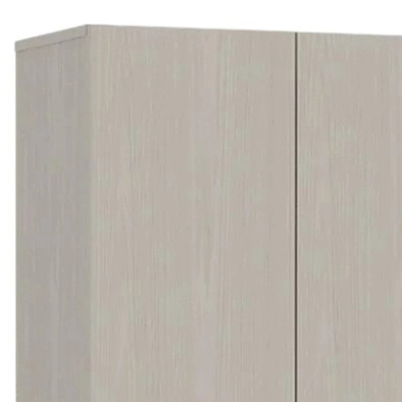 Armoire de cellier gris clair, 1 porte, 59,9 cm L x 179,8 cm H x 30 cm P