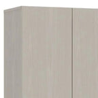 Armoire de cellier gris clair, 1 porte, 59,9 cm L x 179,8 cm H x 30 cm P