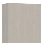 Armoire de cellier gris clair, 1 porte, 59,9 cm L x 179,8 cm H x 30 cm P
