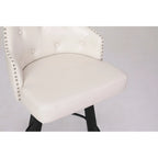 Tabourets de bar sans dossier, style ferme, lot de 2 (marron / blanc / noir)