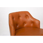 Tabourets de bar sans dossier, style ferme, lot de 2 (marron / blanc / noir)