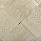Îlot de cuisine tissé à la main avec abattant, 2 places – Noir/Bois naturel/Bleu marine/Champagne