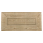 Table à manger extensible marron, style campagnard, 4 à 8 places