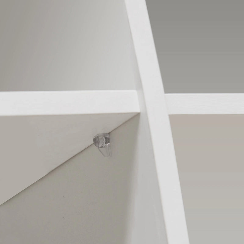 Buffet 3 portes blanc avec lumières LED, pour 1 à 2 personnes