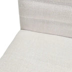 Chaises de salle à manger Mid-Century avec coutures horizontales, lot de 2 – Beige clair / Marron cognac / Gris foncé, structure en noyer, tissu et similicuir