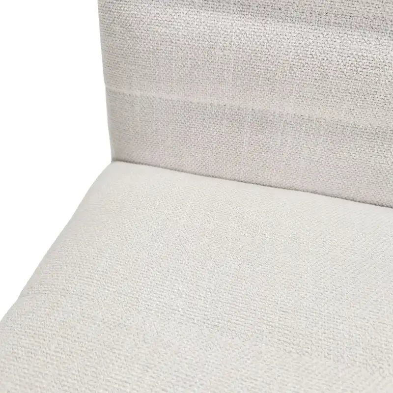 Chaises de salle à manger Mid-Century avec coutures horizontales, lot de 2 – Beige clair / Marron cognac / Gris foncé, structure en noyer, tissu et similicuir