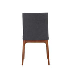 Chaise de salle à manger en cuir recyclé, Châtaigne / Nuance nuit / Vanille / Anthracite / Cordoue – Lot de 2