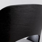 Lot de 2 tabourets de bar pivotants – Noir/Naturel, assise en tissu, hauteur réglable