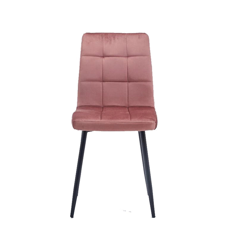 Chaises de salle à manger en velours, style mi-siècle, lot de 2