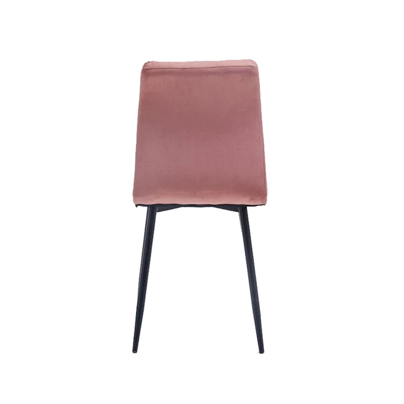 Chaises de salle à manger en velours, style mi-siècle, lot de 2