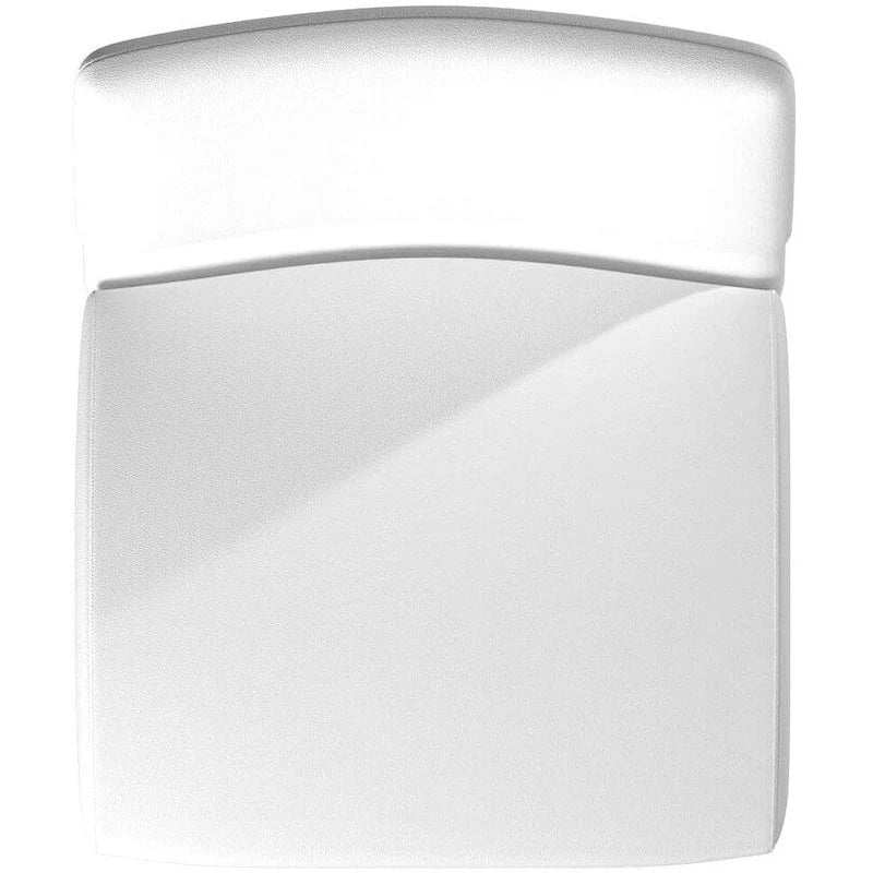 Chaise de salle à manger pivotante en similicuir avec piètement chromé, blanc/noir, lot de 2
