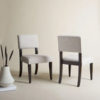 SAFAVIEH Couture Alcinda Wood Dining Chair (Set of 2) - 21 W x 20.5 L x 34.75 H - 21Wx24Dx35H