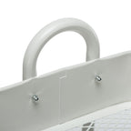 Chariot de rangement roulant en métal à 4 niveaux avec roulettes — Blanc / Rose / Noir / Rouge / Beige / Bleu / Gris, Pour 1 personne