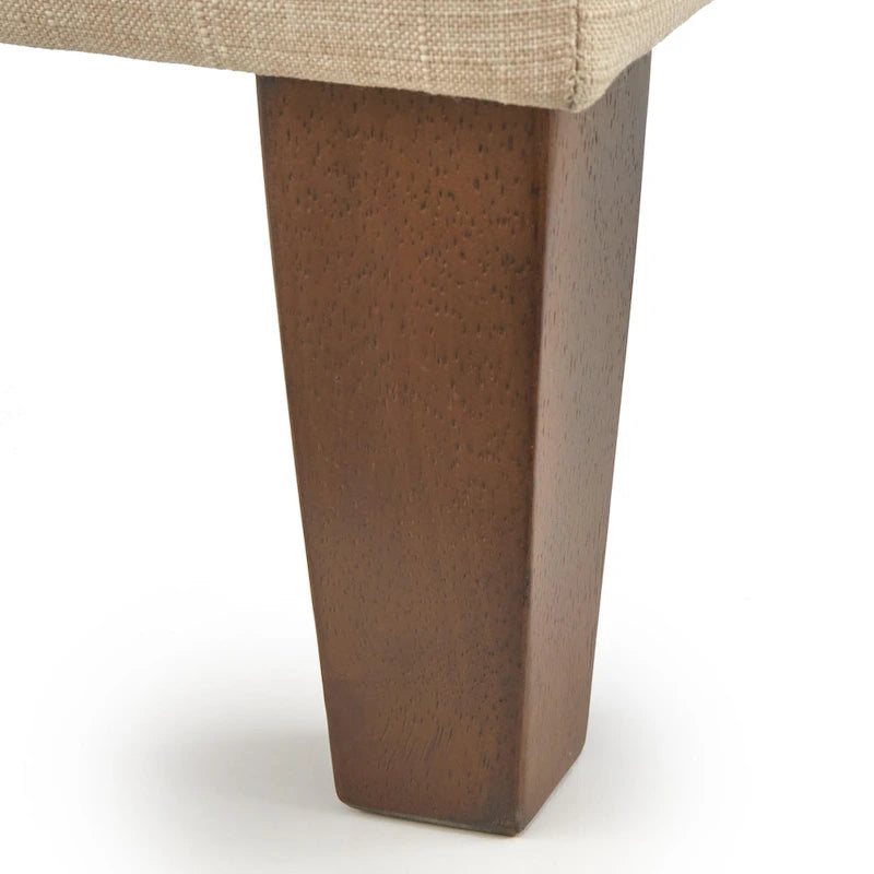 Canapé d'angle en velours crème, dossier cannelé – Simple