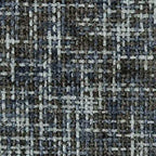 Chaise de salle à manger avec accoudoirs en tissu chenille crème/gris, lot de 2
