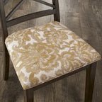 Chaises de salle à manger finition expresso, dossier à croisillons, assise rembourrée – Lot de 2