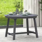 Table à manger ronde extensible, gris/bois naturel cérusé, style rétro, 4 places