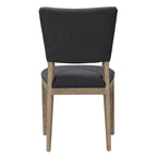 Chaise de salle à manger rembourrée, style scandinave, lot de 2