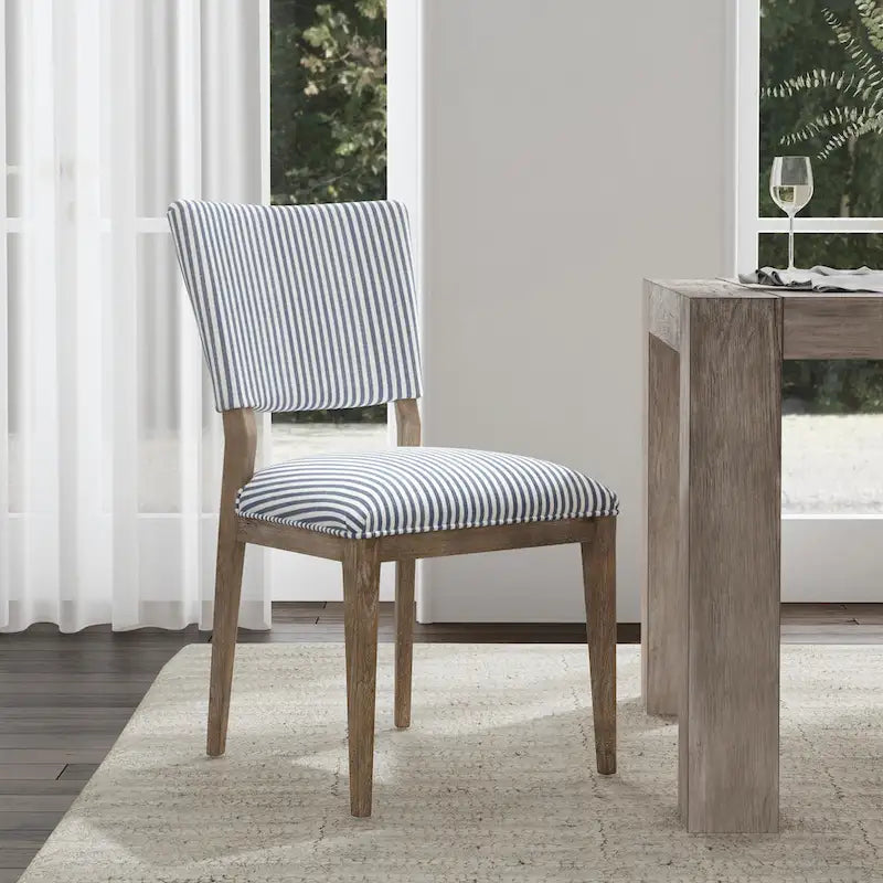 Chaise de salle à manger rembourrée, style scandinave, lot de 2
