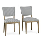 Chaise de salle à manger rembourrée, style scandinave, lot de 2