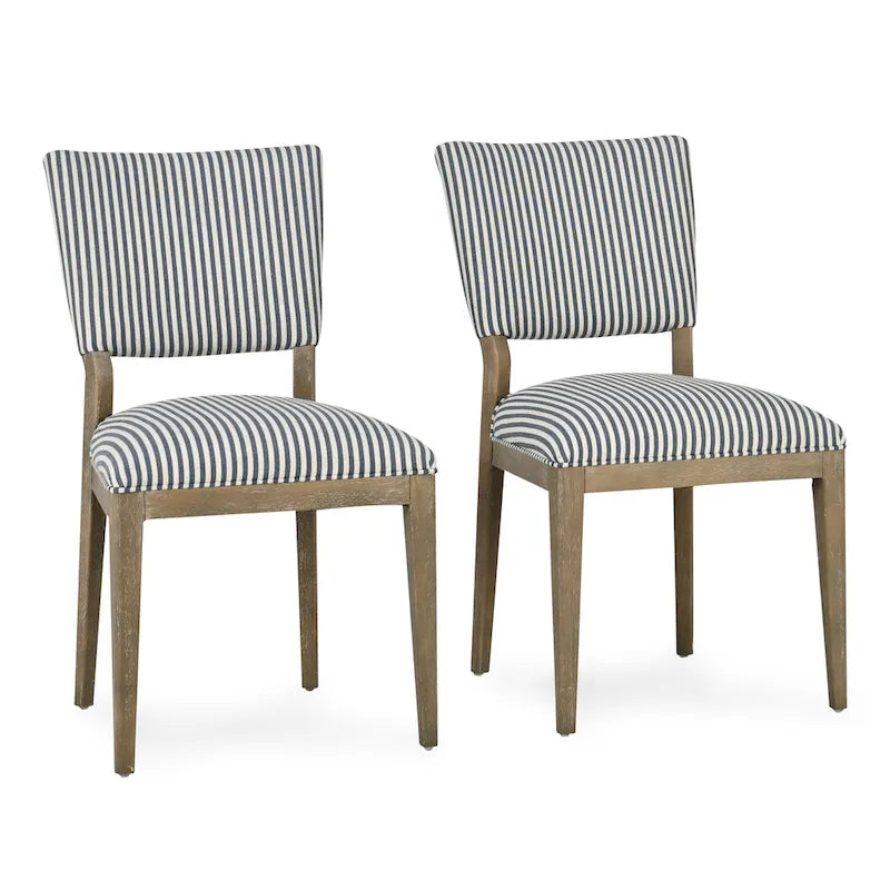 Chaise de salle à manger rembourrée, style scandinave, lot de 2