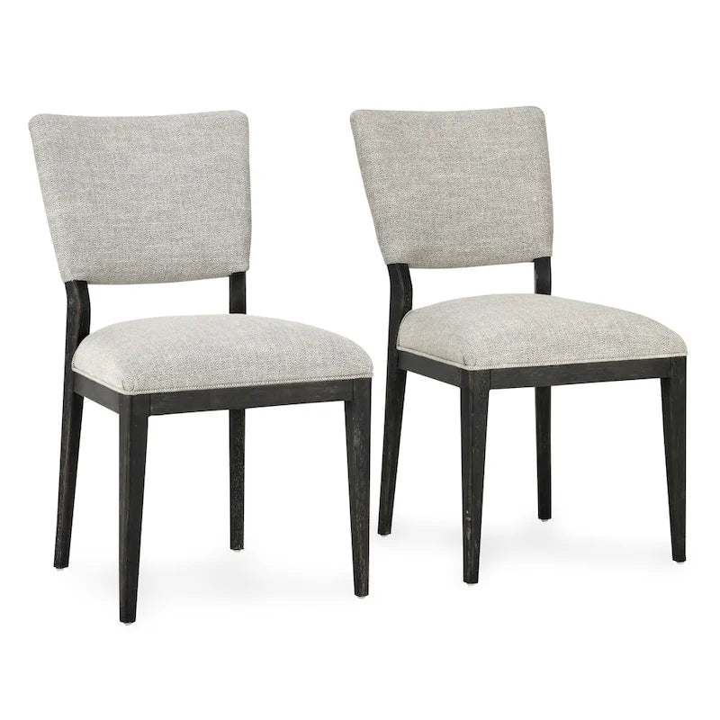 Chaise de salle à manger rembourrée, style scandinave, lot de 2