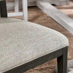 Chaise de salle à manger rembourrée, style scandinave, lot de 2
