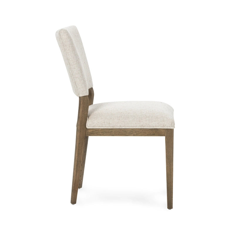 Chaise de salle à manger rembourrée, style scandinave, lot de 2