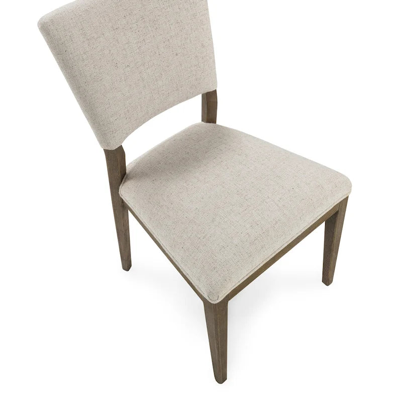 Chaise de salle à manger rembourrée, style scandinave, lot de 2