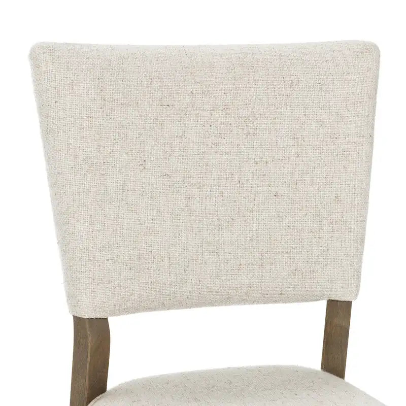 Chaise de salle à manger rembourrée, style scandinave, lot de 2
