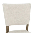 Chaise de salle à manger rembourrée, style scandinave, lot de 2