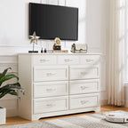 Commode noire/blanche à 9 tiroirs, style fermier, pour 1 personne